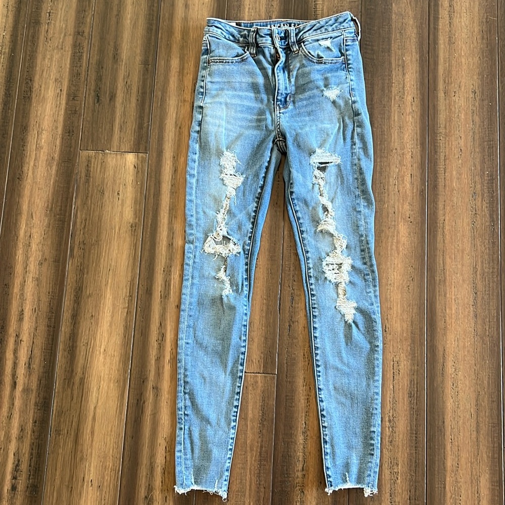 American Eagle super high rise jegging 2x26